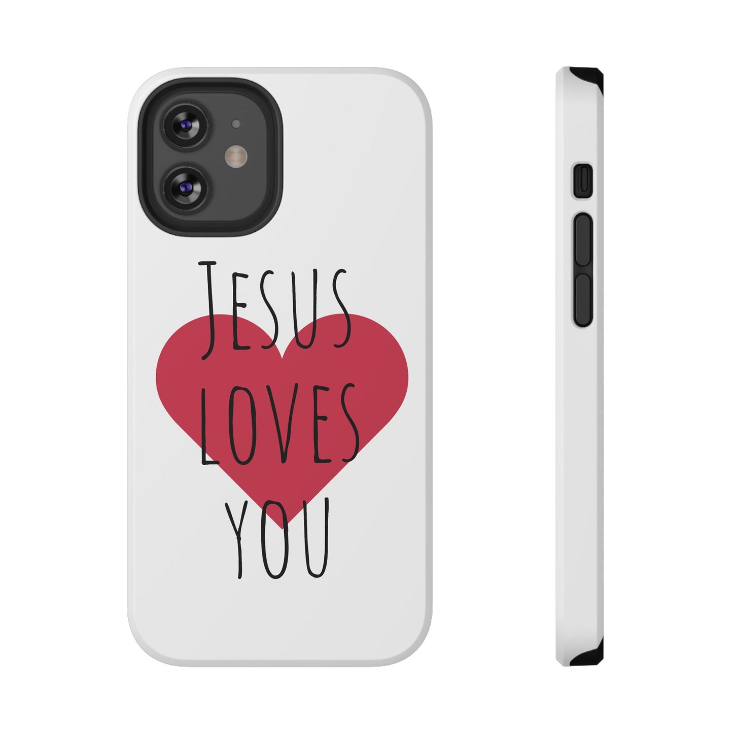 Jesus Love's You Impact-Resistant Phone Case | Durable Christian Accessories | Gift for Believers | Unique Faith-Based Tech Cover
