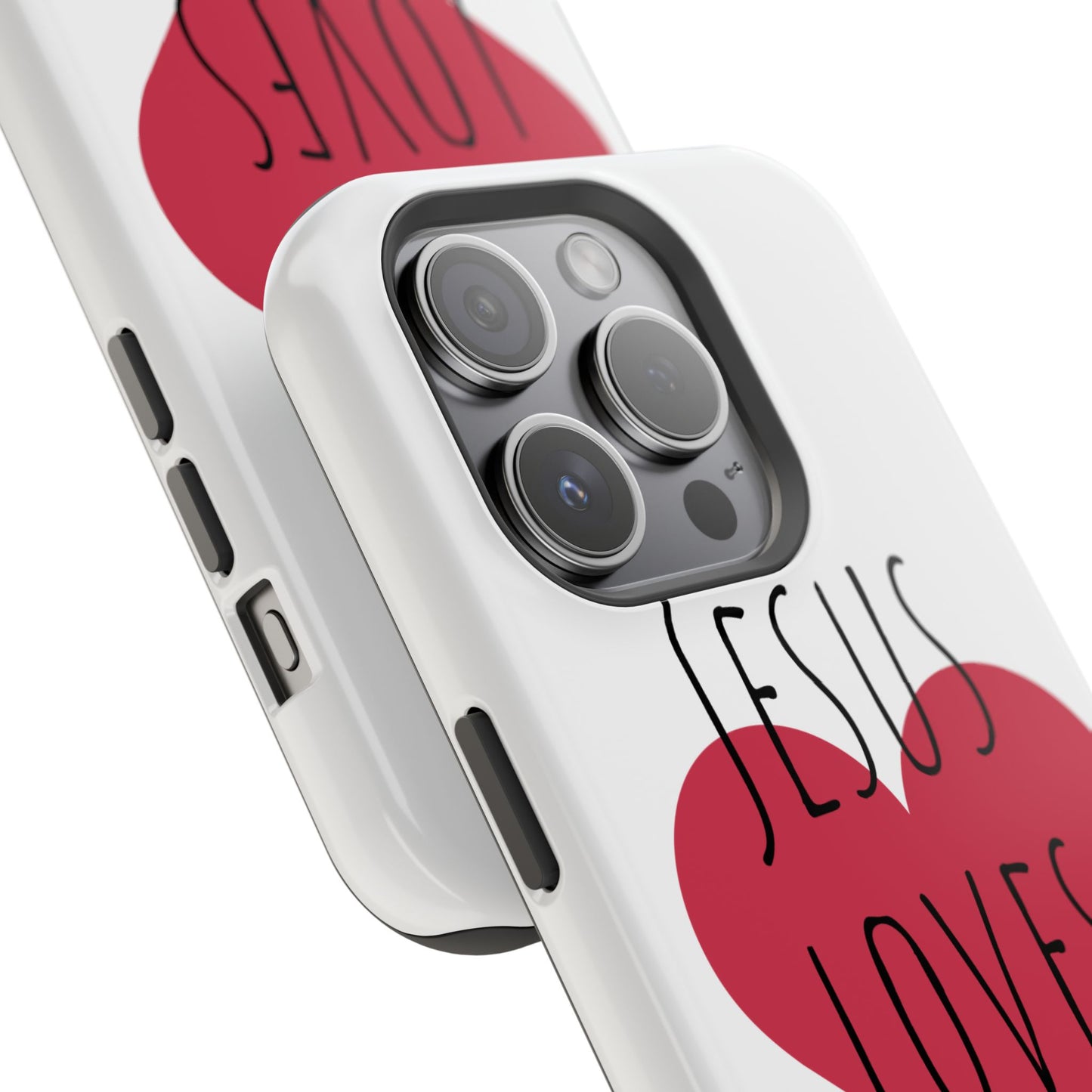 Jesus Love's You Impact-Resistant Phone Case | Durable Christian Accessories | Gift for Believers | Unique Faith-Based Tech Cover