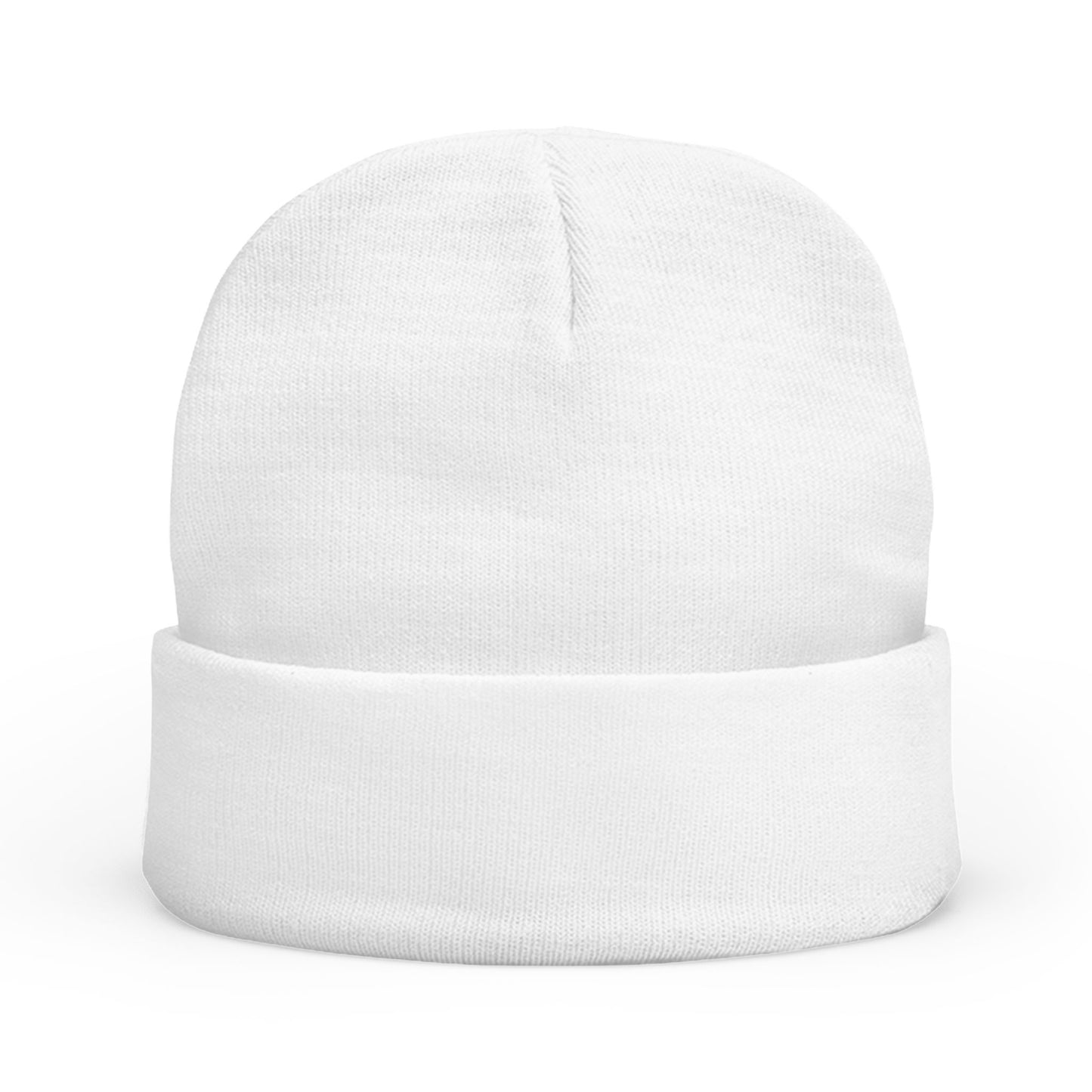 Embroidered Knit Beanie - Christus Victor Logo