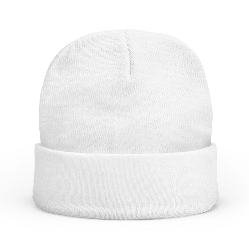 Embroidered Knit Beanie - Christus Victor Logo