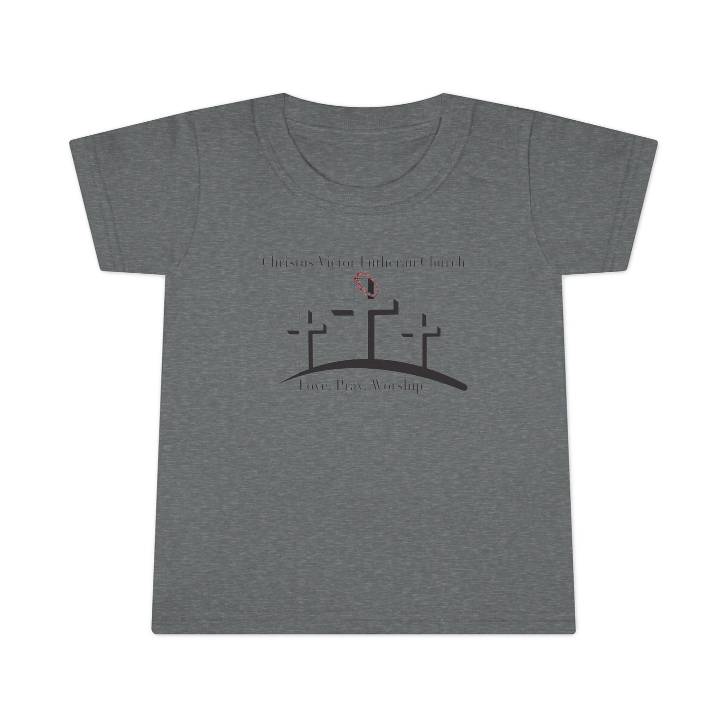 Toddler T-Shirt - Faith and Worship Design