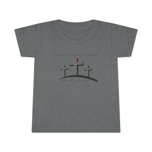 Toddler T-Shirt - Faith and Worship Design