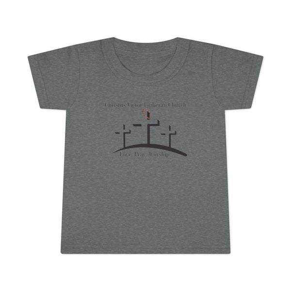Toddler T-Shirt - Faith and Worship Design