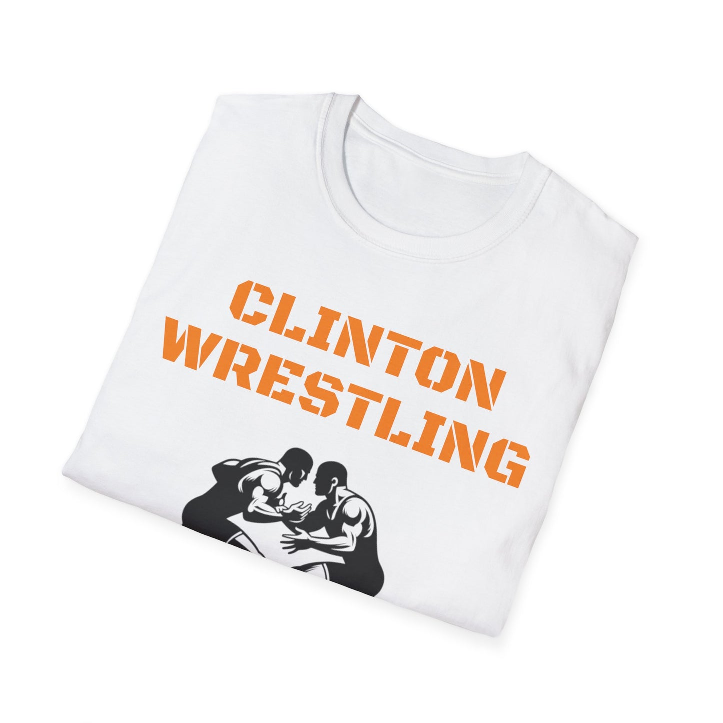 Clinton Wrestling Unisex Softstyle T-Shirt - Sports Fan Apparel