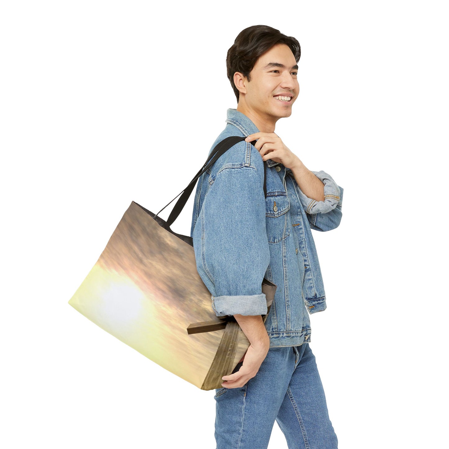 Faith-Inspired Weekender Tote Bag | Versatile Travel Companion, Beach Bag, Gym Tote, Religious Gift, Cross Design