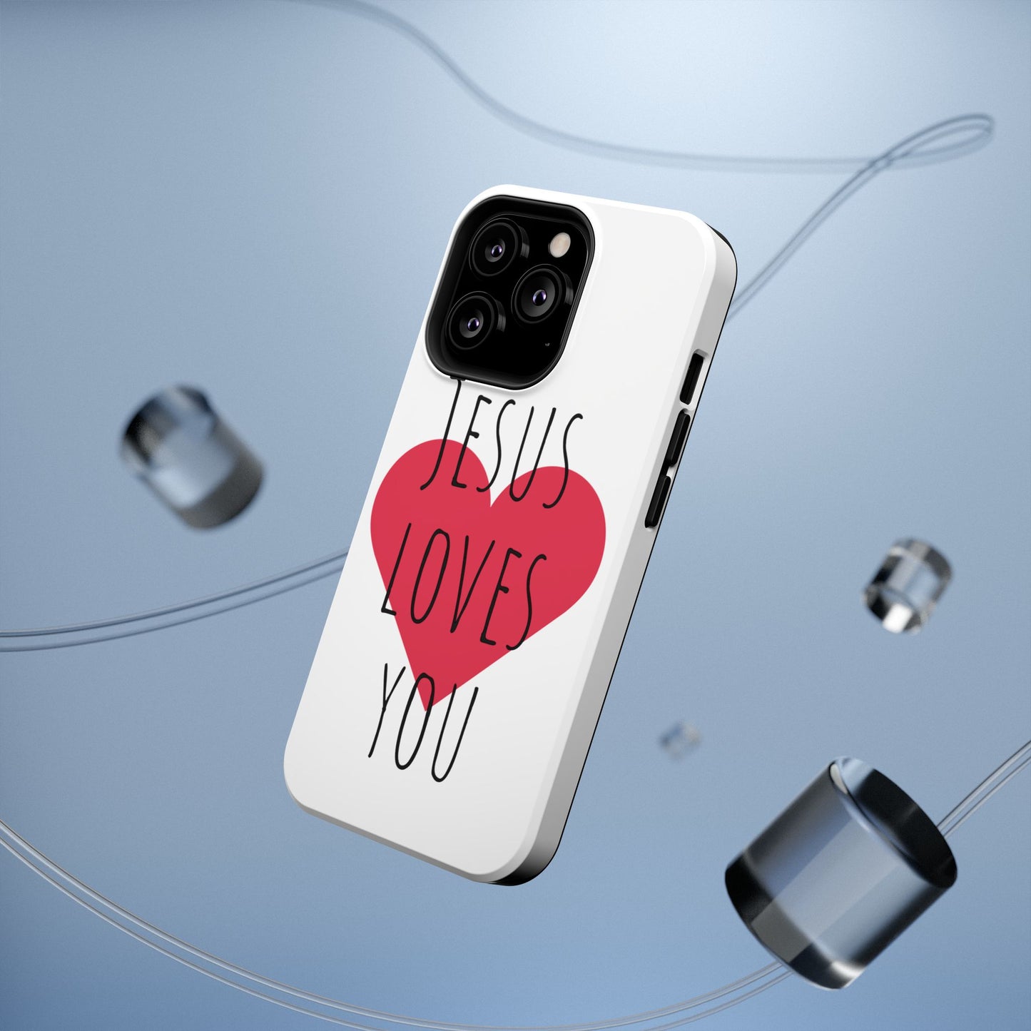 Jesus Love's You Impact-Resistant Phone Case | Durable Christian Accessories | Gift for Believers | Unique Faith-Based Tech Cover