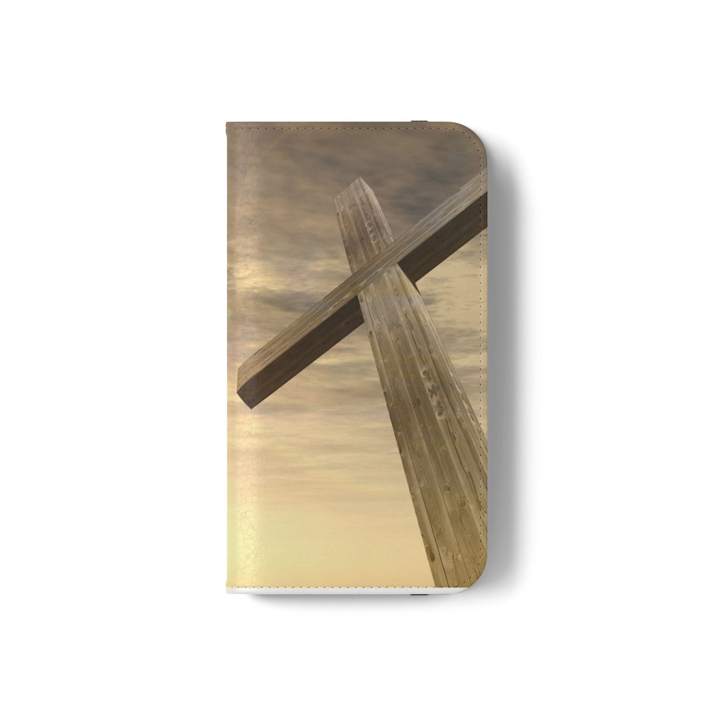 Elegant Faith Flip Case for Phones, Bible Verse Accessories, Inspirational Gifts for Christians, Stylish Phone Wallet, Church Decor