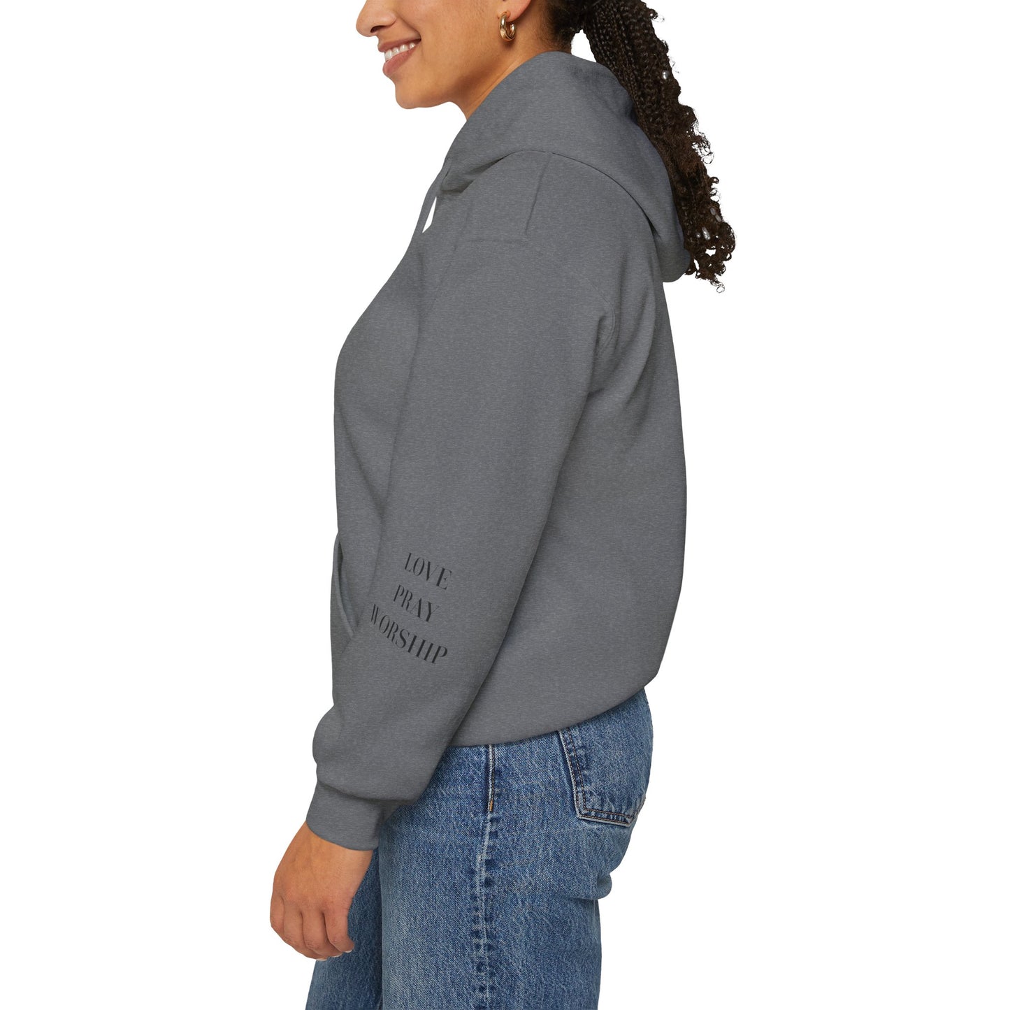 Comfortable Unisex Hooded Sweatshirt with Christus Victor Logo