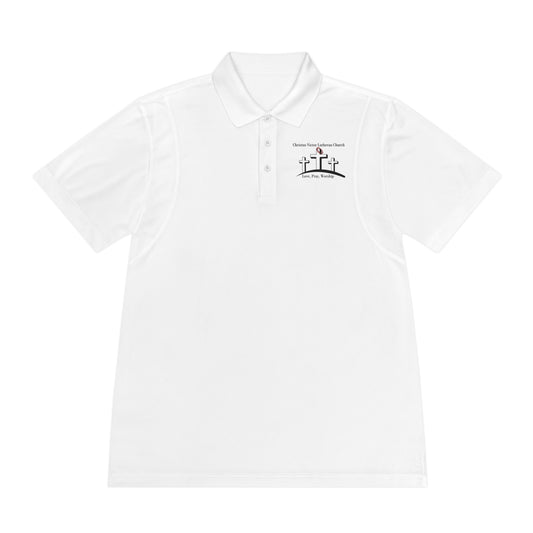 Men's Sport Polo Shirt - Classic Style with Church Design