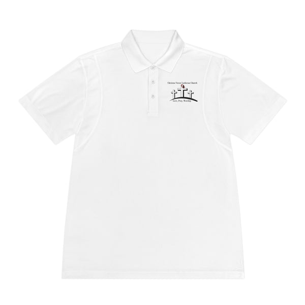 Men's Sport Polo Shirt - Classic Style with Church Design