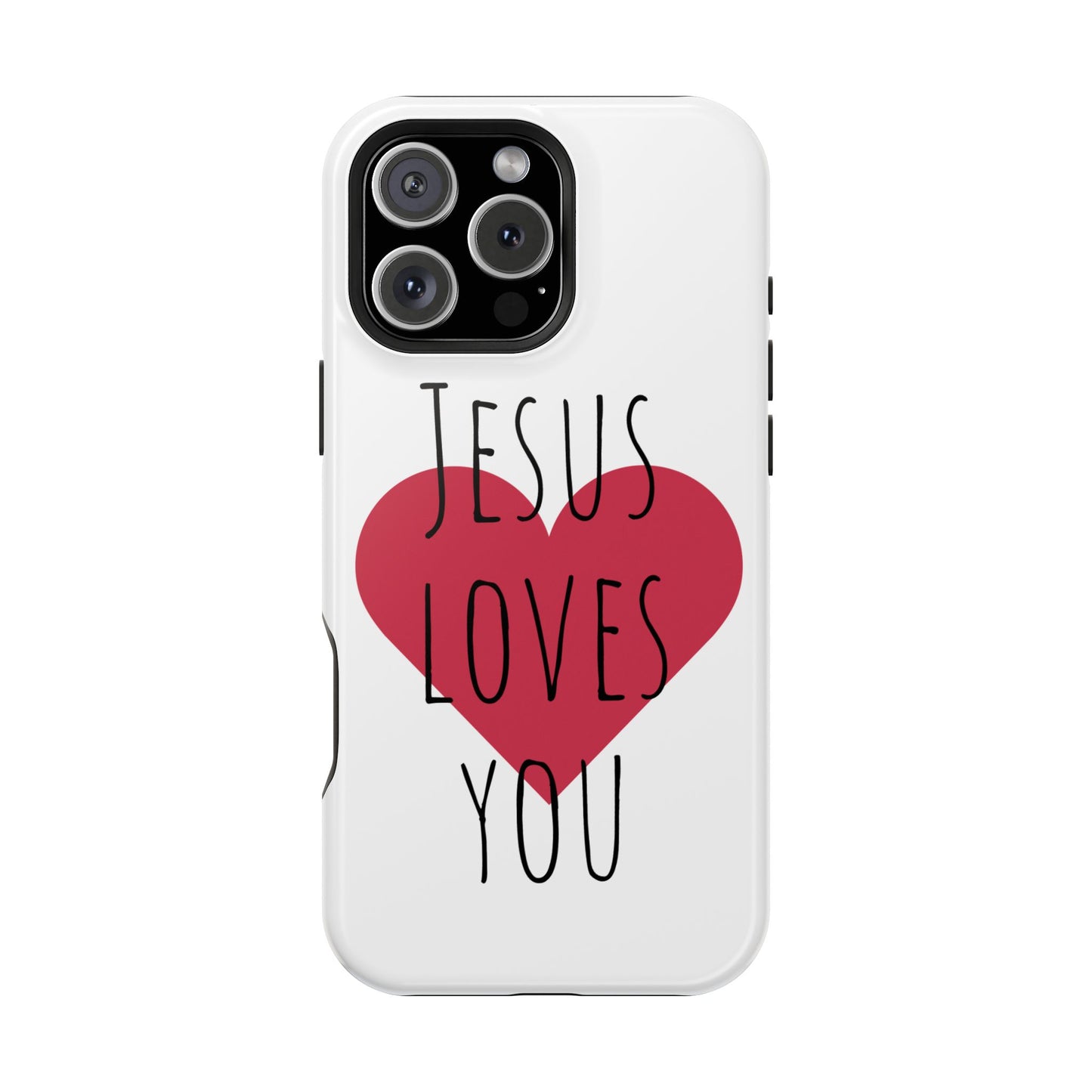 Jesus Love's You Impact-Resistant Phone Case | Durable Christian Accessories | Gift for Believers | Unique Faith-Based Tech Cover
