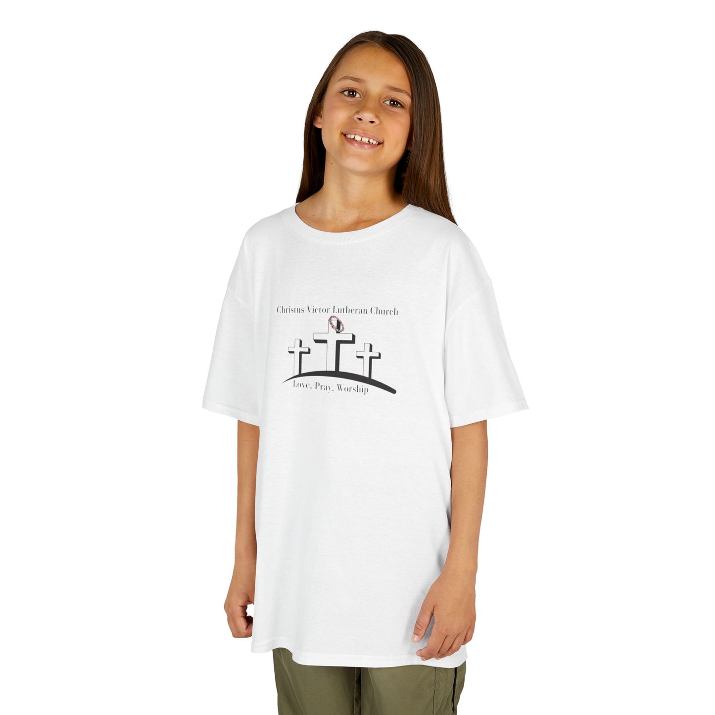 Kids Heavy Cotton™ Tee - Christus Victor Graphic T-Shirt