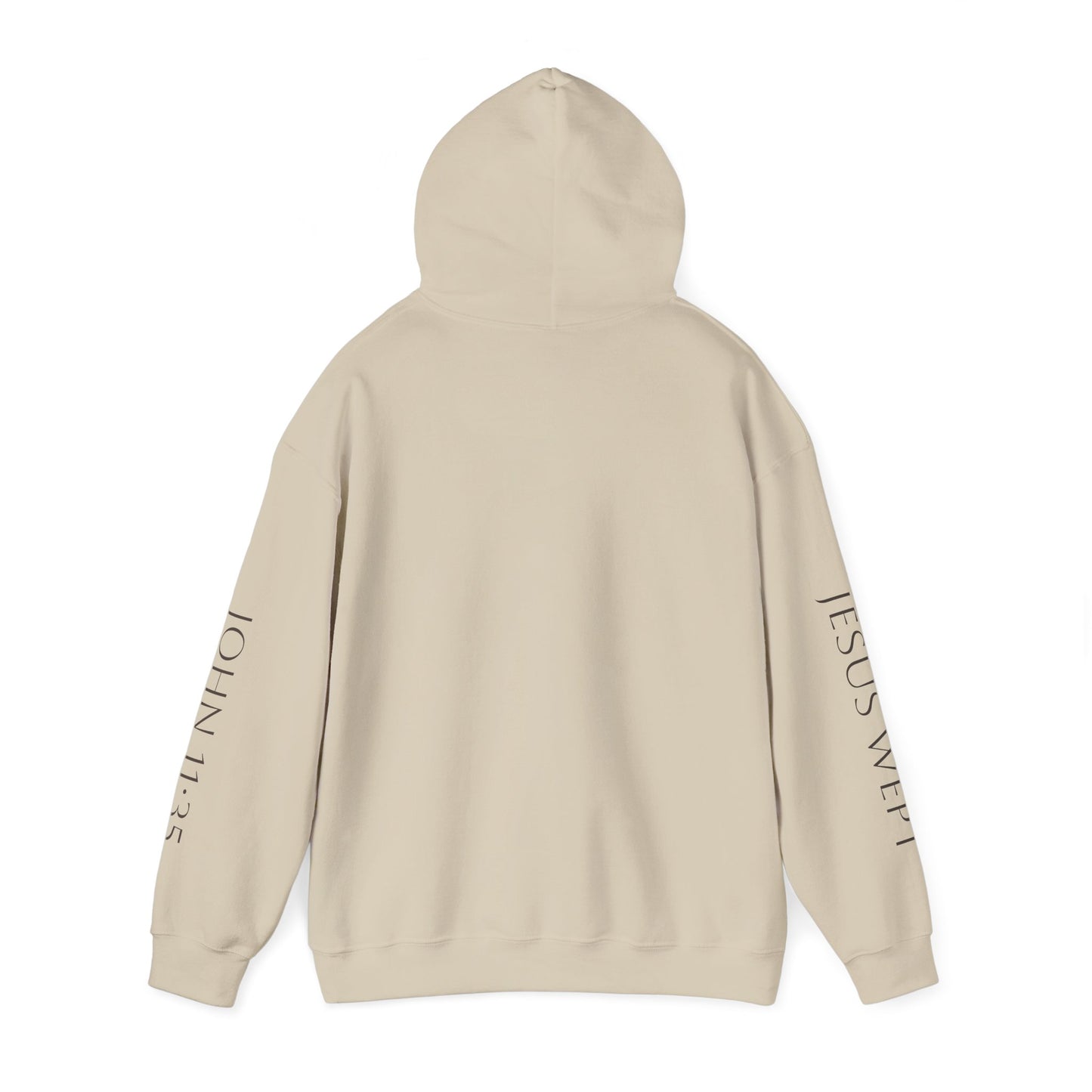"Jesus Wept" Unisex Heavy Blend™ Hoodie - Spiritual Comfort