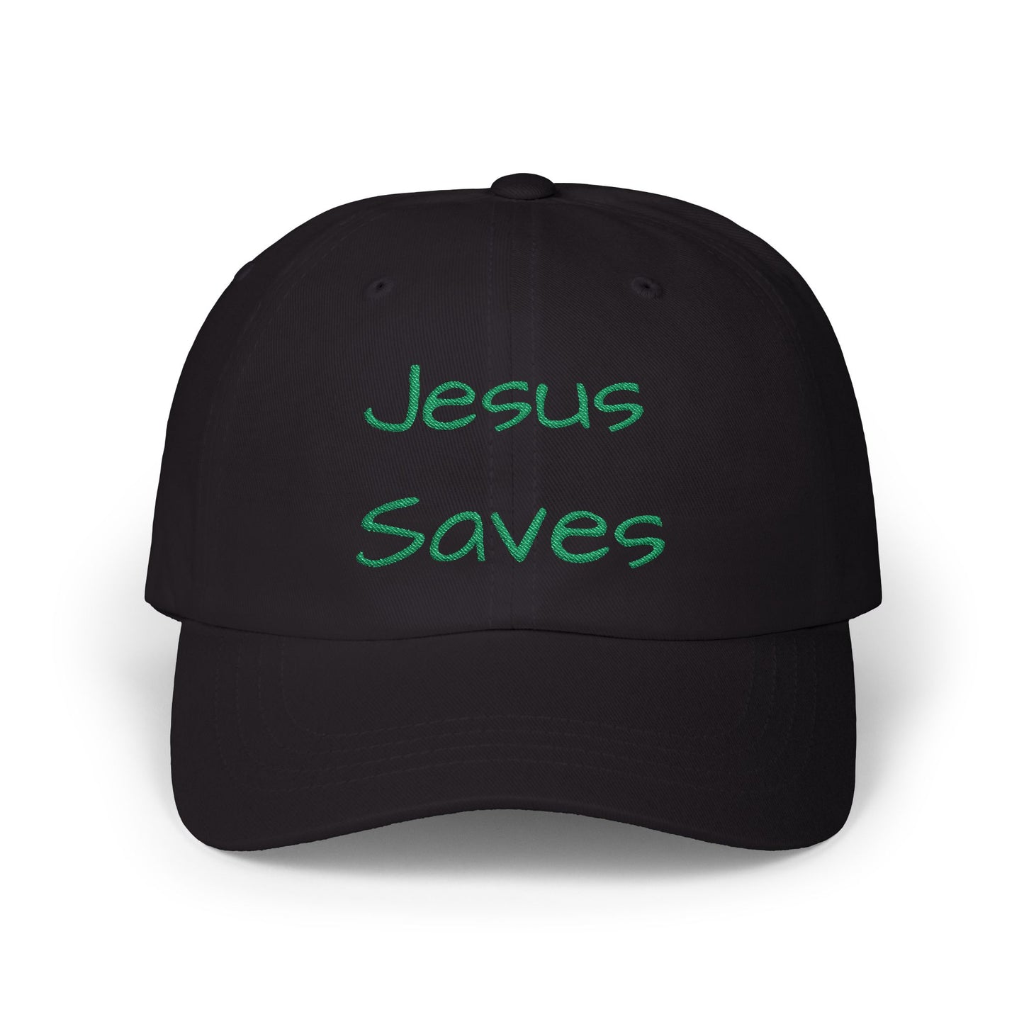 Jesus Saves Classic Dad Cap, Casual Hat, Religious Cap, Christian Gear, Faith-Based Accessories, Stylish Dad Hat