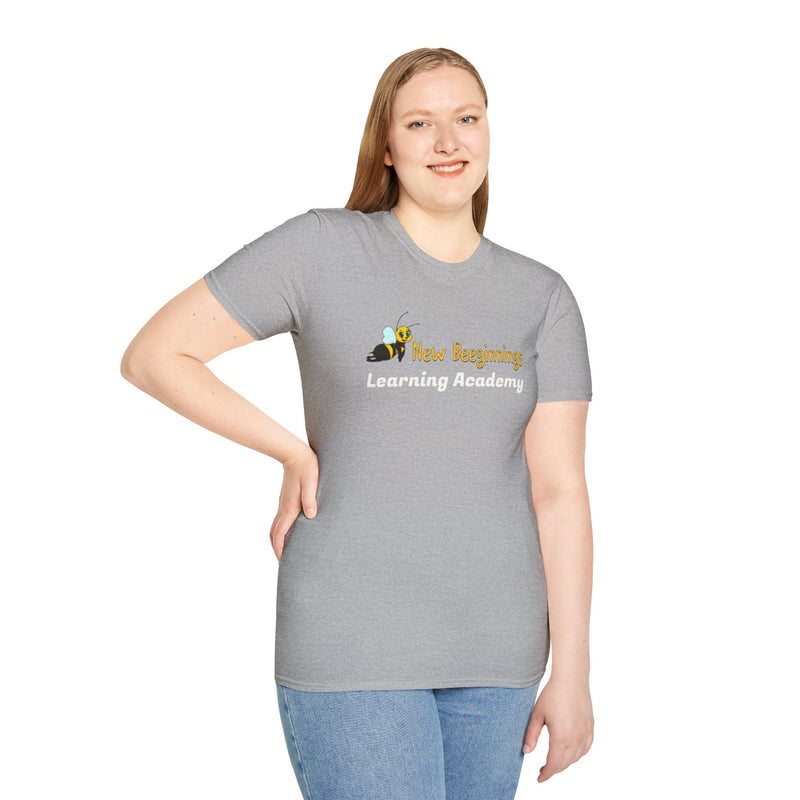 Buzzing Bee Unisex T-Shirt, Bee-Themed, New Beeginnings Academy Tee,