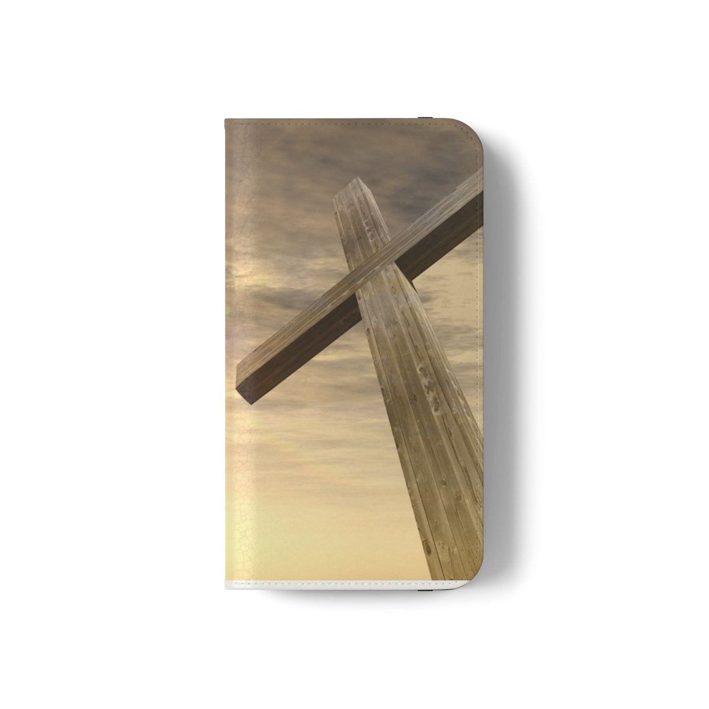 Elegant Faith Flip Case for Phones, Bible Verse Accessories, Inspirational Gifts for Christians, Stylish Phone Wallet, Church Decor