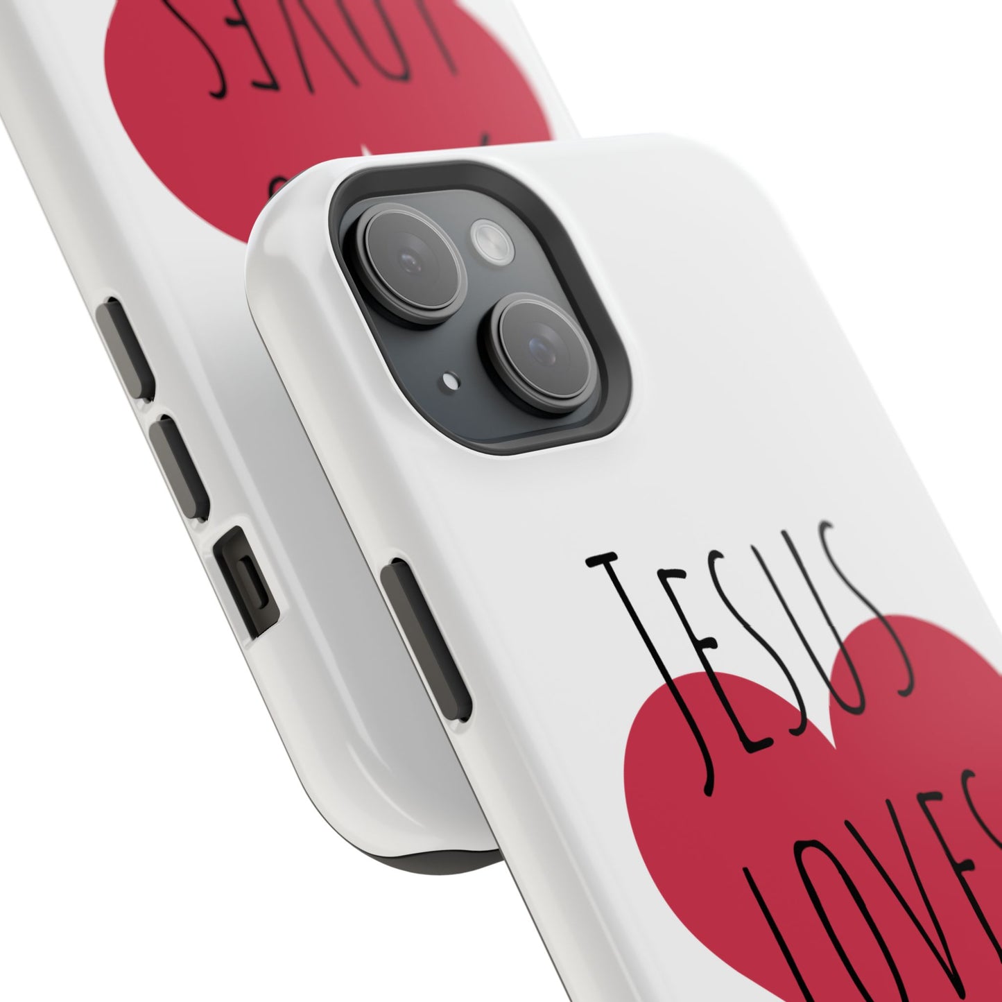 Jesus Love's You Impact-Resistant Phone Case | Durable Christian Accessories | Gift for Believers | Unique Faith-Based Tech Cover