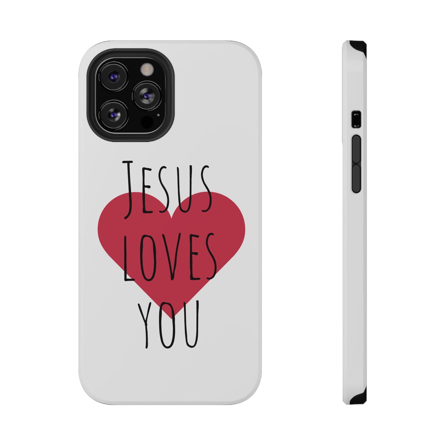 Jesus Love's You Impact-Resistant Phone Case | Durable Christian Accessories | Gift for Believers | Unique Faith-Based Tech Cover