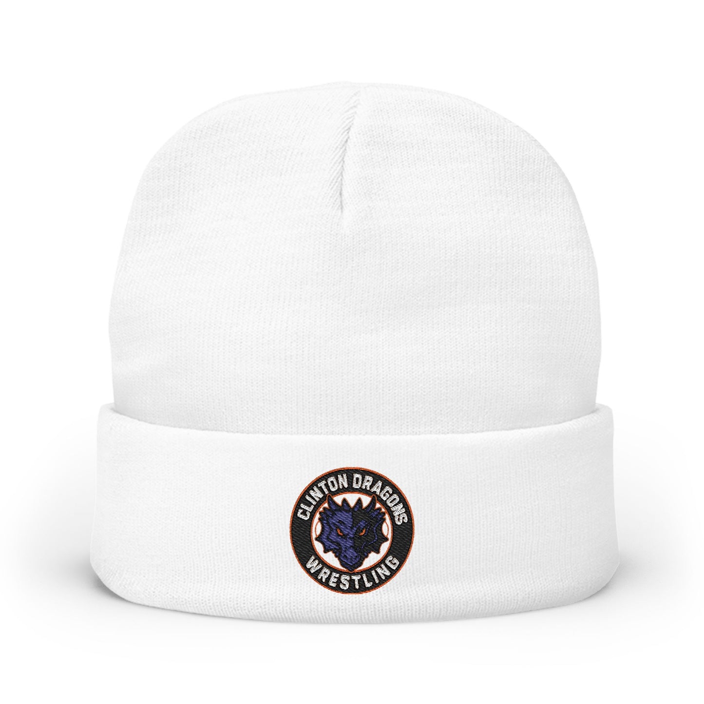 Embroidered Wrestling Knit Beanie - Cozy & Stylish Headwear for Fans