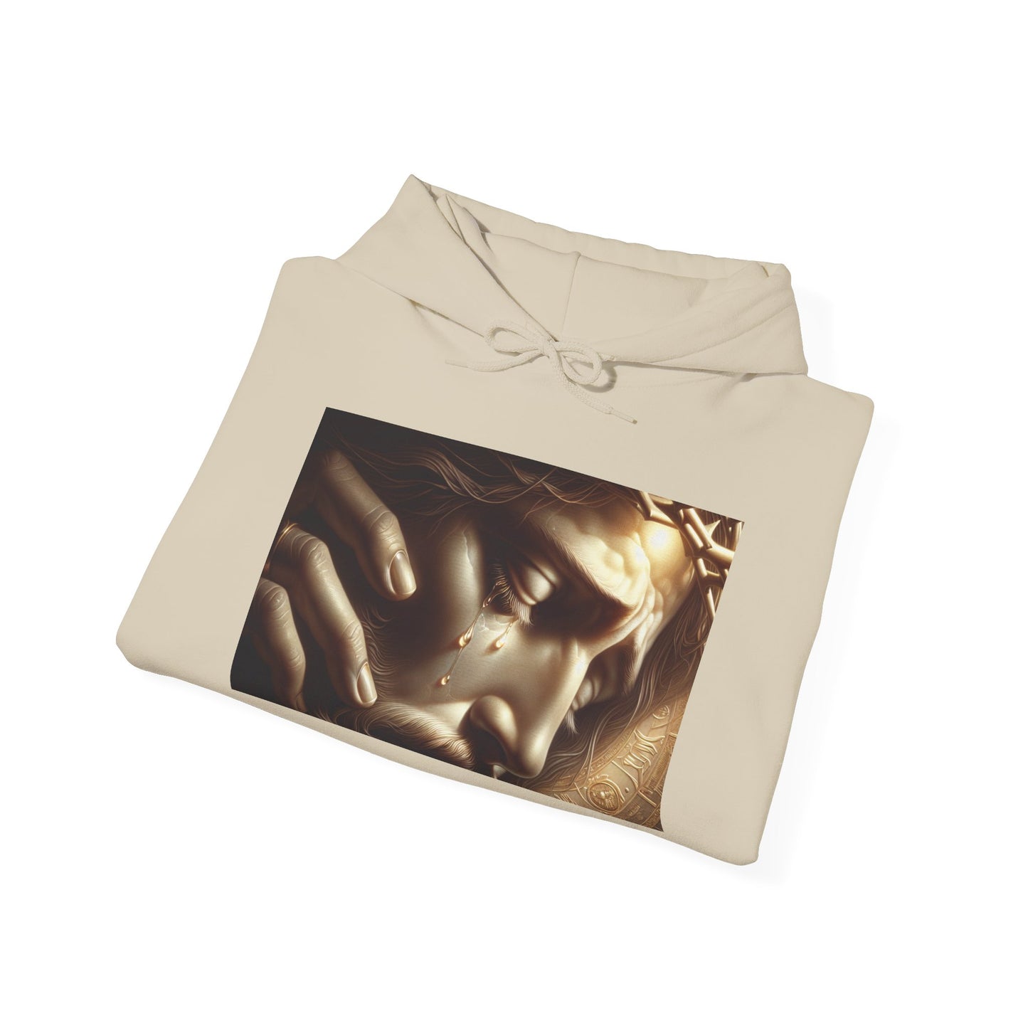 "Jesus Wept" Unisex Heavy Blend™ Hoodie - Spiritual Comfort