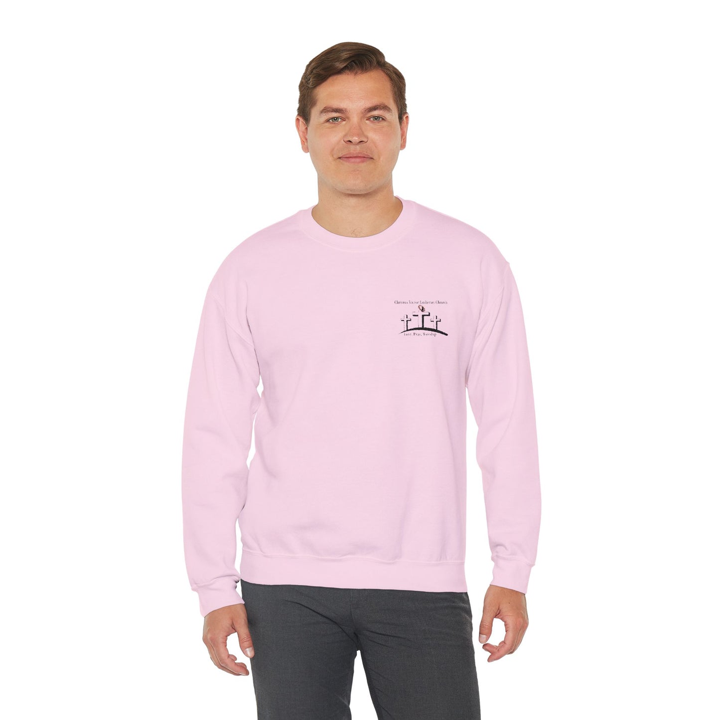 Unisex Heavy Blend™ Crewneck Sweatshirt - Cozy Comfort for Everyday Wear Christus Victor Logo