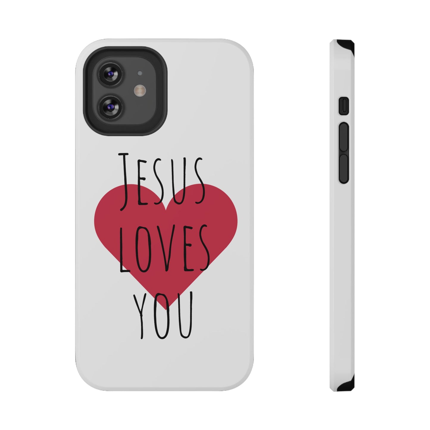 Jesus Love's You Impact-Resistant Phone Case | Durable Christian Accessories | Gift for Believers | Unique Faith-Based Tech Cover