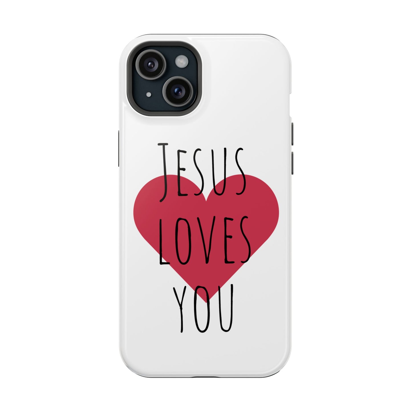 Jesus Love's You Impact-Resistant Phone Case | Durable Christian Accessories | Gift for Believers | Unique Faith-Based Tech Cover