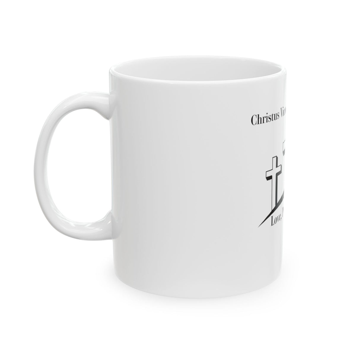 Ceramic Mug - Love, Pray, Worship | Christus Victor Lutheran Church